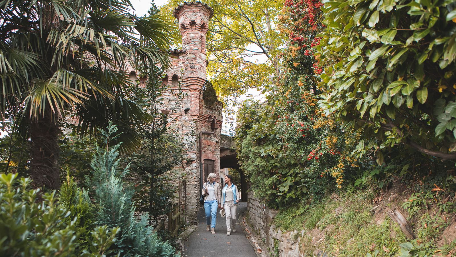 Montagnola、音频引导的路径