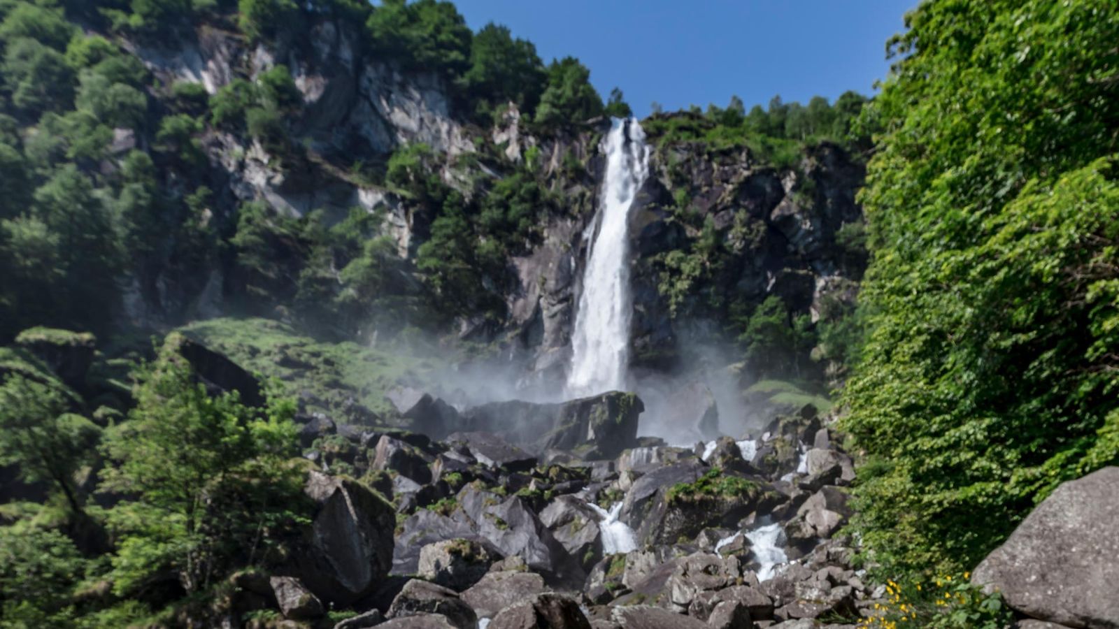 Foroglio 108米(hoh Wasserfall