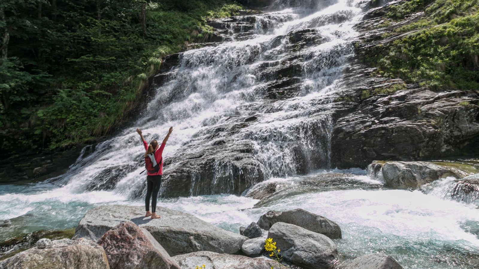 Foroglio,静脉Nebenfluss des流感Bavona