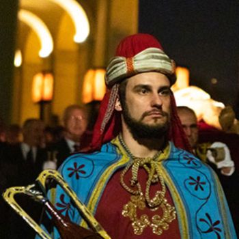 Claudio Fontana, participant in the Processions of Holy Week